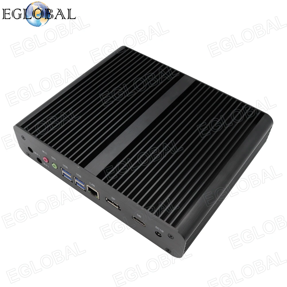 Мини ПК без вентилятора Eglobal Windows 10 Intel Nuc Core i7 8550U 8565U 4 ядра 8 нитей 2 * DDR4