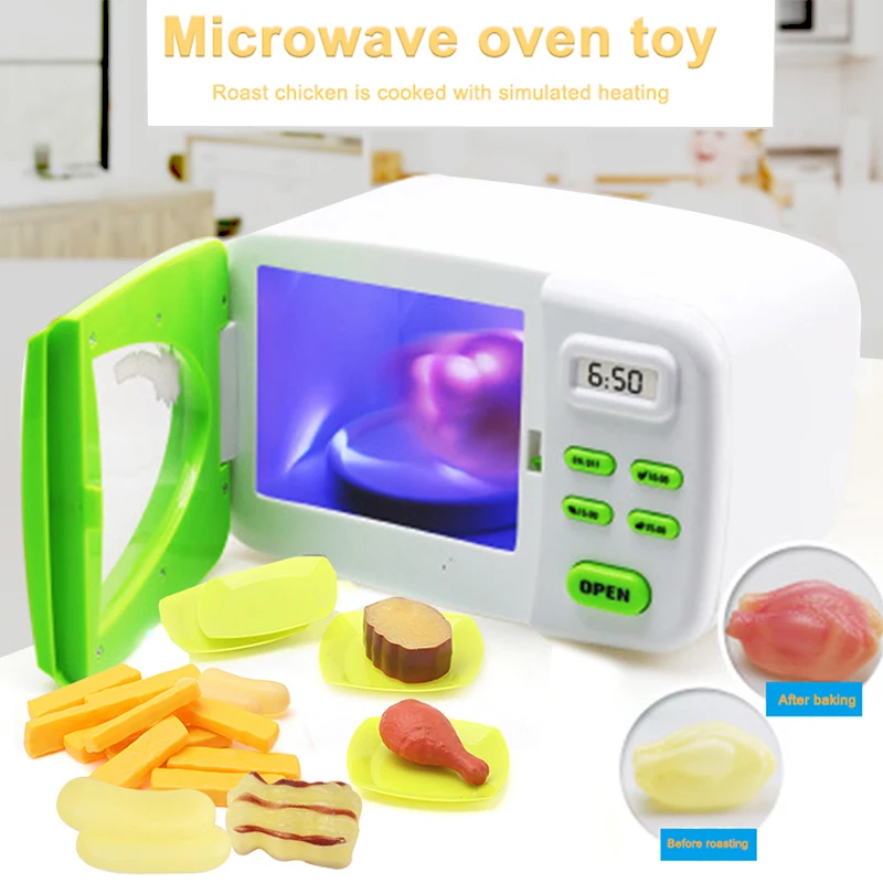 

Детские игрушки для кухни, имитация микроволновой печи, Обучающие игрушки, мини кухня, ролевые игрушки для ролевых игр, игрушки для девочек