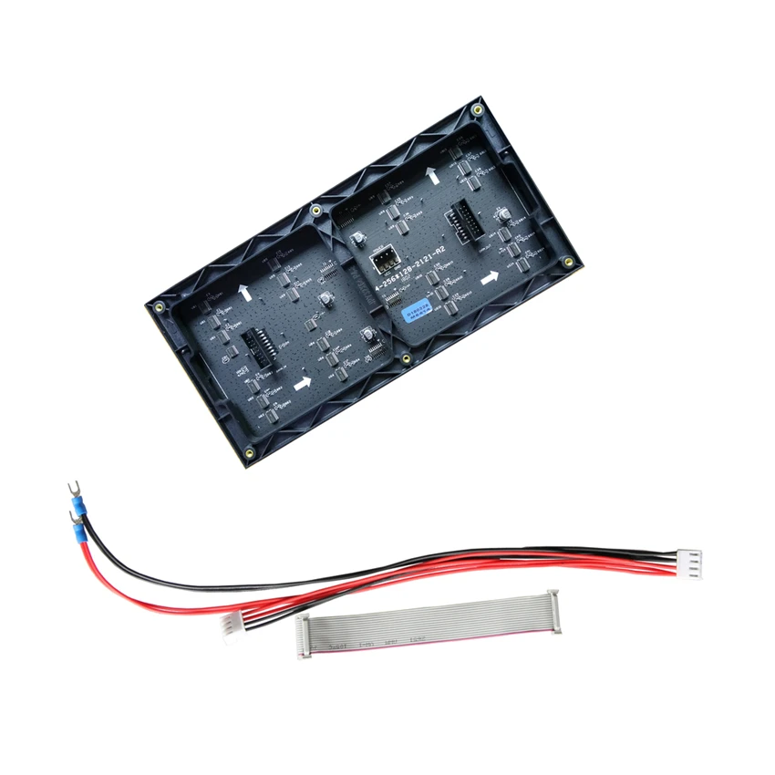 P4 комнатный полноцветный светодиодный модуль 256*128 мм 64*32 пикселя SMD2121 1/16S Rgb для