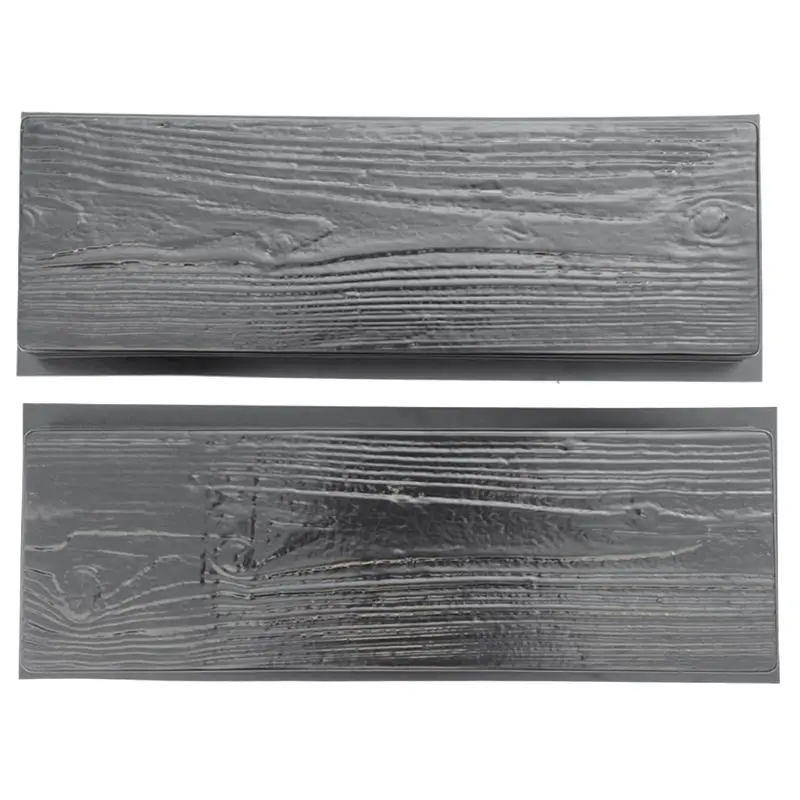 Imitation Wood Grain DIY Path Maker Paving Cement Brick Mold Stepping Pavement Road Concrete Mould | Дом и сад