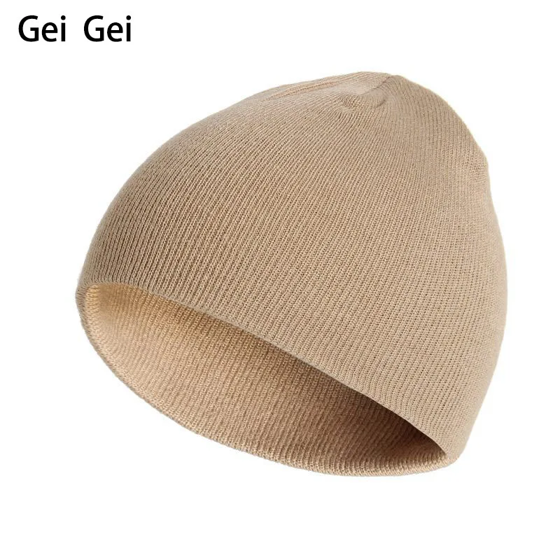 Мужская зимняя и осенняя новая шерстяная шапка в полоску женская короткая Лыжная