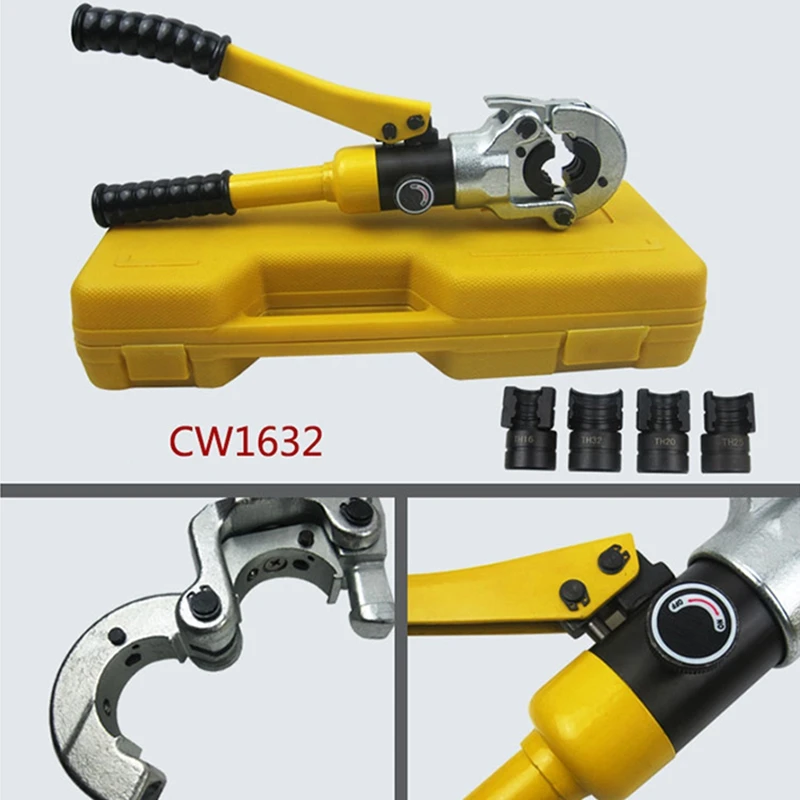 Hydraulic Pipe Crimping Tools Pex Pressing With Th Jaws 16-32Mm Gc-1632 Heating Plumbing Pressure Clamp | Инструменты