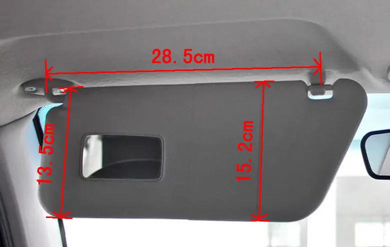 SKTOO Auto accessories sun visor for Chevrolet Spark 2007-2010 passenger side with makeup mirror sun-shading | Автомобили и