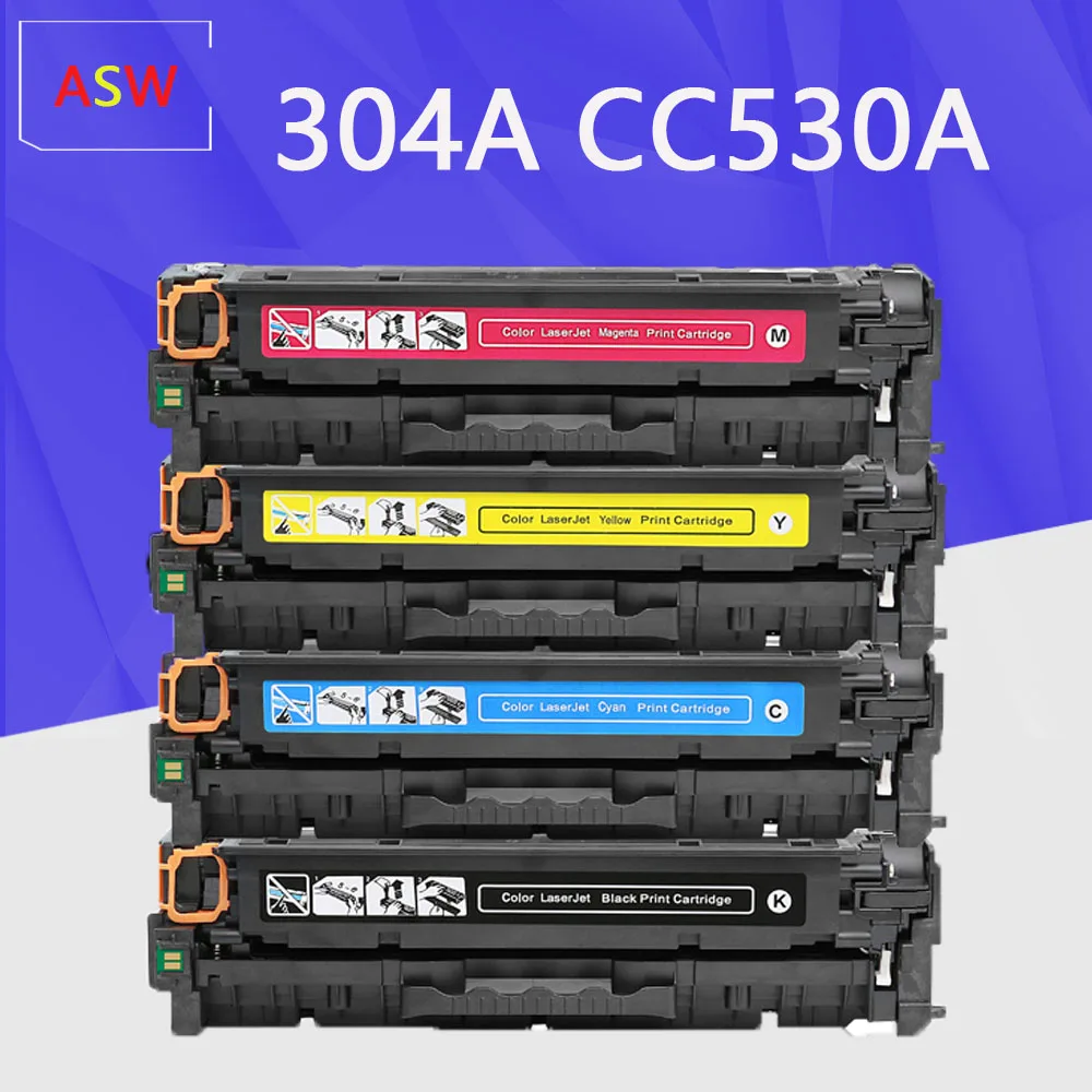 

Картридж с тонером совместимый 304A CC530A CC531A CC532A CC533A для HP Color LaserJet CM2320nf CP2025 CM2320fxi CM2320n CM2320nf