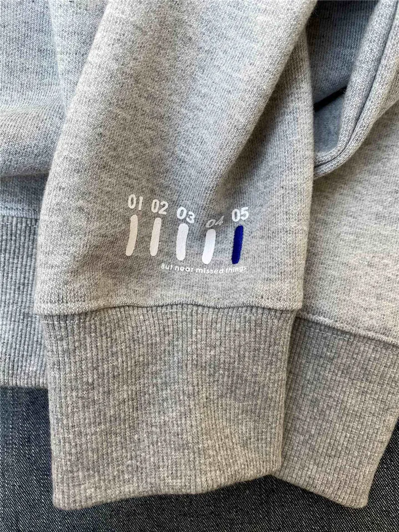 

2021FW 5th Anniversary Adererror Sweatshirts Crewneck Embroidery Ader Error Pullover Clothes Men