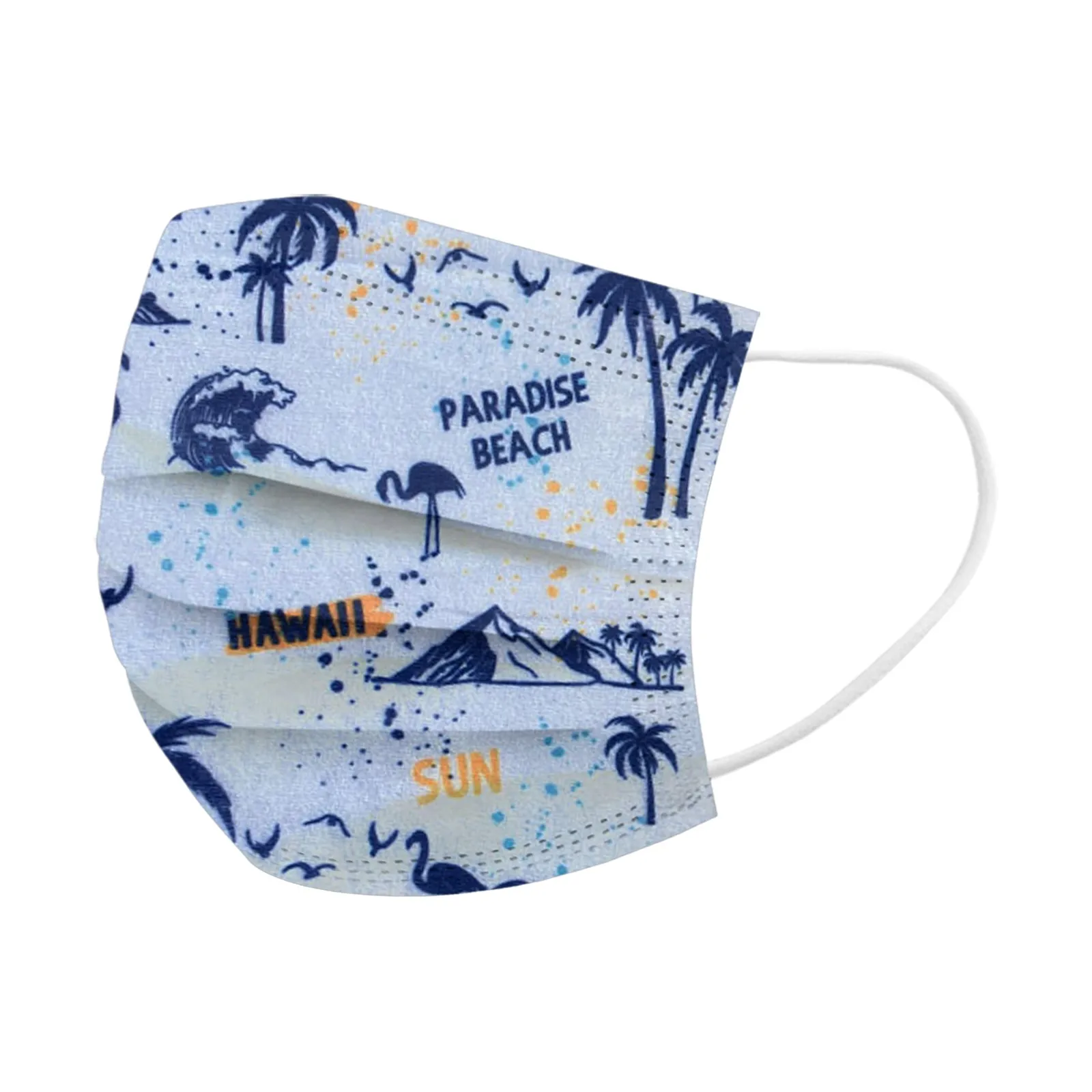 10pcs Disposable Face Mask adult Printed Covers For Women Unisex Masks for face Men Protective Facemask Halloween Cosplay Маска |