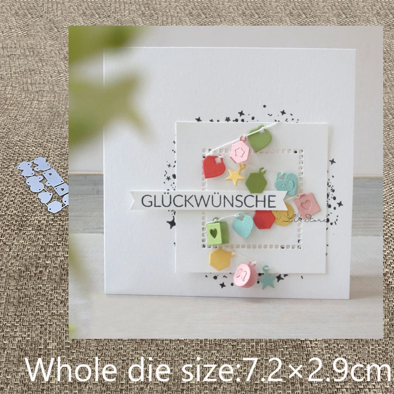 Новый дизайн металлические высечки для рукоделия 8 шт. украшение скрапбукинг