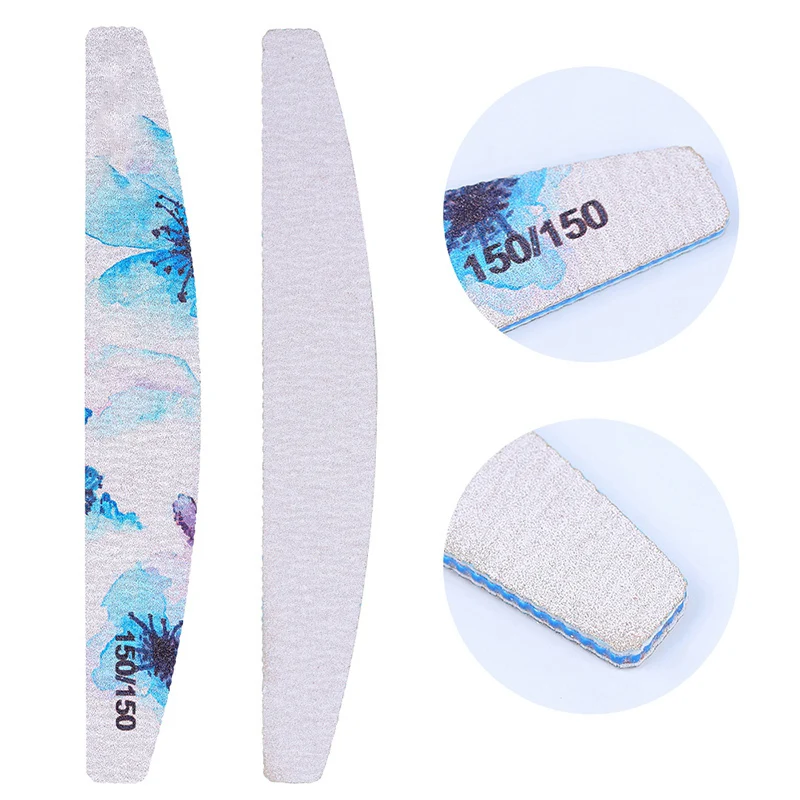 Пилки для ногтей 6 шт./компл. брикет педикюра и маникюра пилки полировки