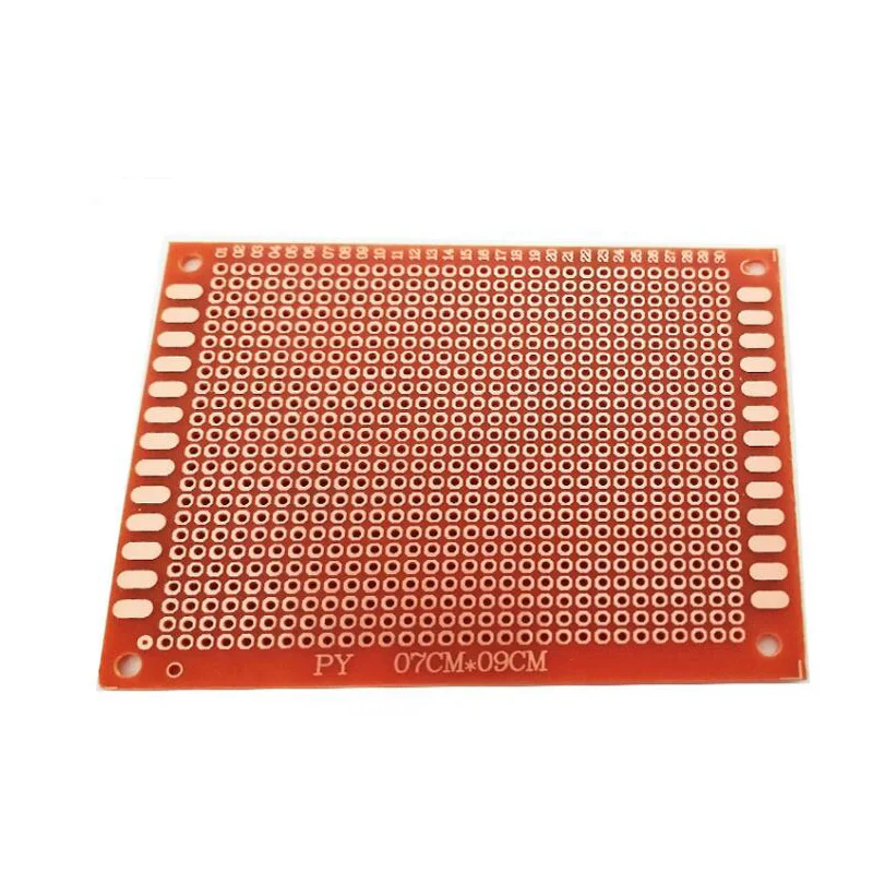 Бесплатная доставка 50 шт./лот 7x9 см Прототип PCB бакелитовая пластина Однослойная