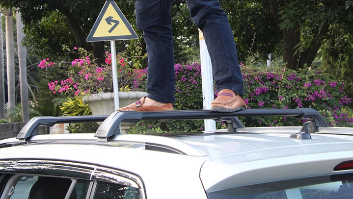 2 шт. алюминиевая перекрещенная балка рейка на крышу багажная перевозка Полка