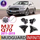 Автомобильный брызговик для Infiniti M M25 M35h M37 M56 Q70 Q70L Y51 2011  2019 Fender брызговик закрылки аксессуары для брызговиков 2015
