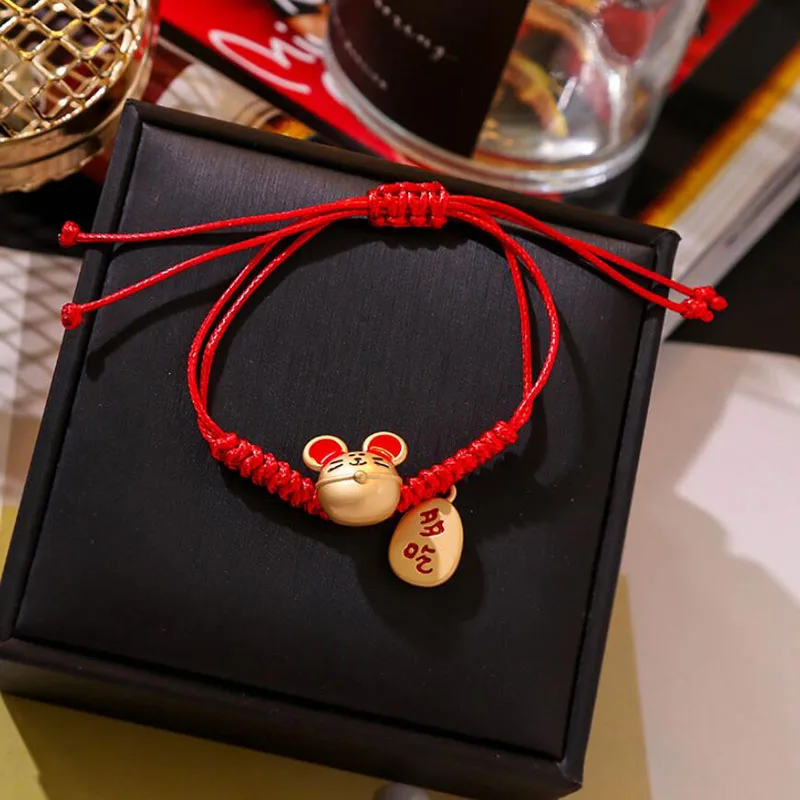 Новинка 2020 трендовые регулируемые браслеты и обручи крыса ручной работы с