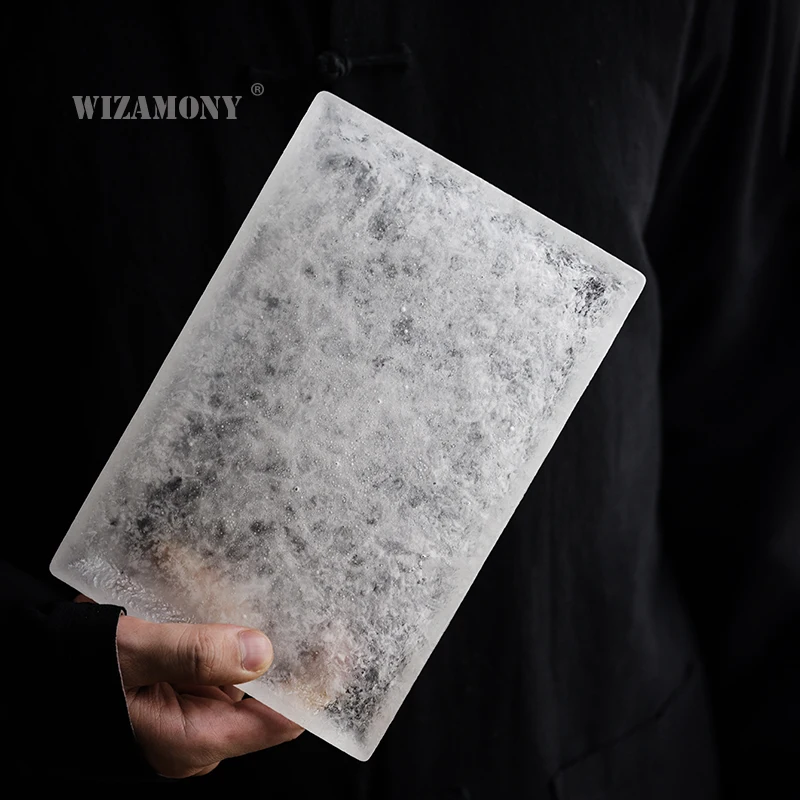 WIZAMONY ручной работы ледяная печь глазурь чайный поднос чайные подставки