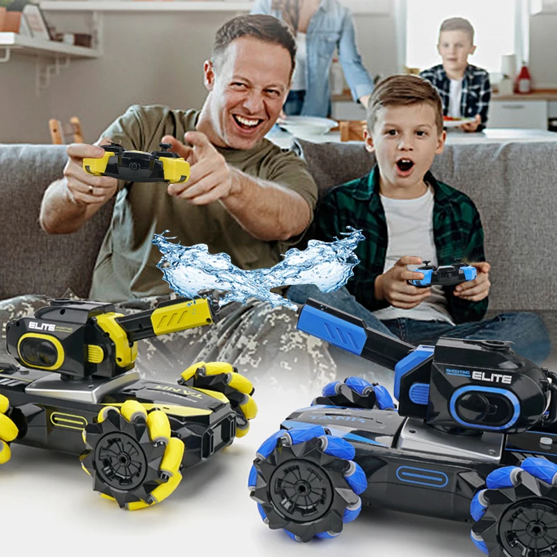 

2,4G 1/12 RC трюковая машина 4WD автомобиль Дрифт внедорожник распылитель воды машина дистанционное управление привод тротуарная модель игрушка ...