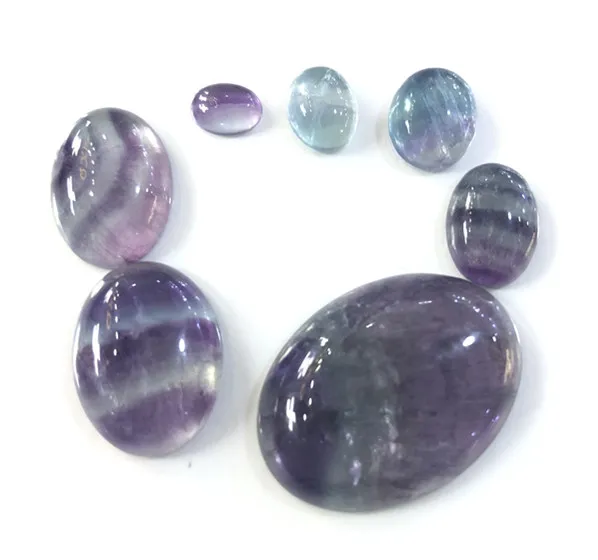 

Радужная бусина-флюорит, кабошон, кольцо с кабошоном, подвески для браслетов, шармы Pandora