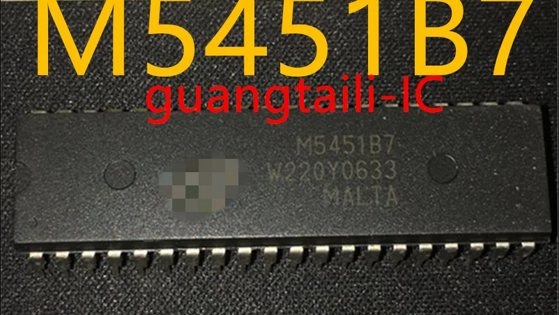 

5PCS-10PCS M5451B7 5451B7 DIP-40 Display driver chip New original stock