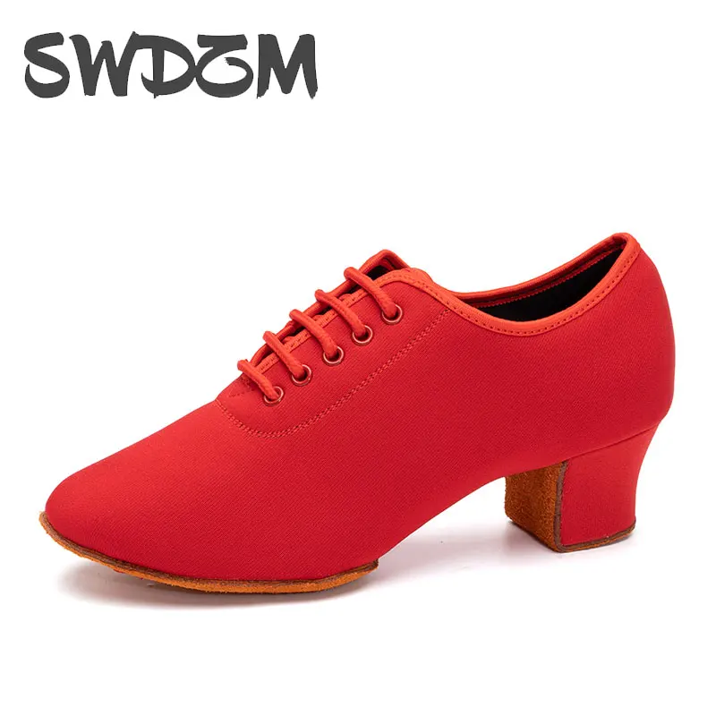 Кроссовки SWDZM для латиноамериканских танцев мужчин и женщин Современная обувь