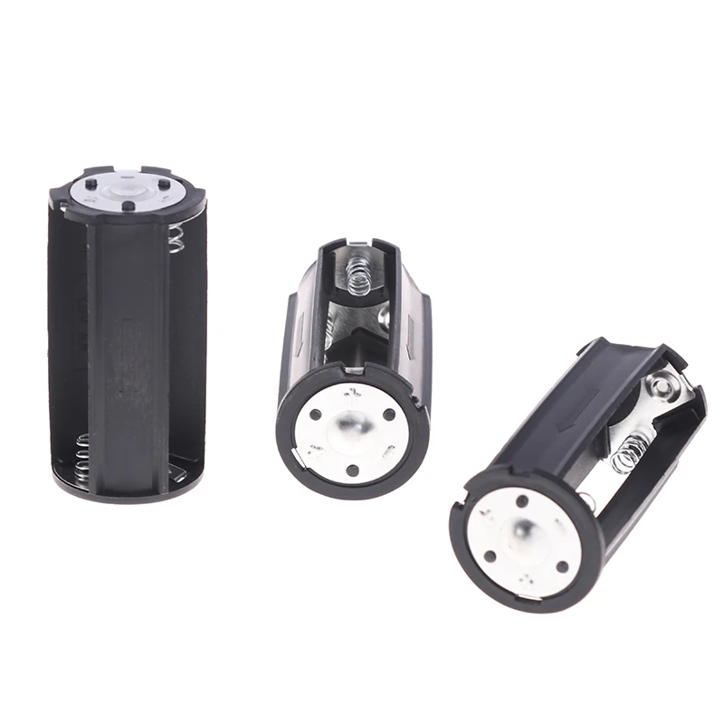 

High Quality 3x AA to D Size Battery Adapter Converter Holder Case Box 1/3Pcs