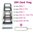 Замена для Xiaomi Redmi Note 10 Pro, Note 9S, 9, 8 Pro, 7, держатель Nano SIM-карты, лоток, слот для чипа, адаптер, гнездо + штифт