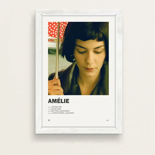 6 Amelie классический фильм Искусство Живопись Шелковый Холст плакат настенный домашний декор - Цвет: 6