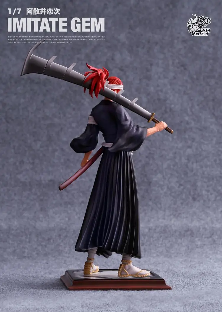 Модельные вентиляторы в наличии FOC BLEACH вице-капитан Abarai Renji gk фигурка из смолы для