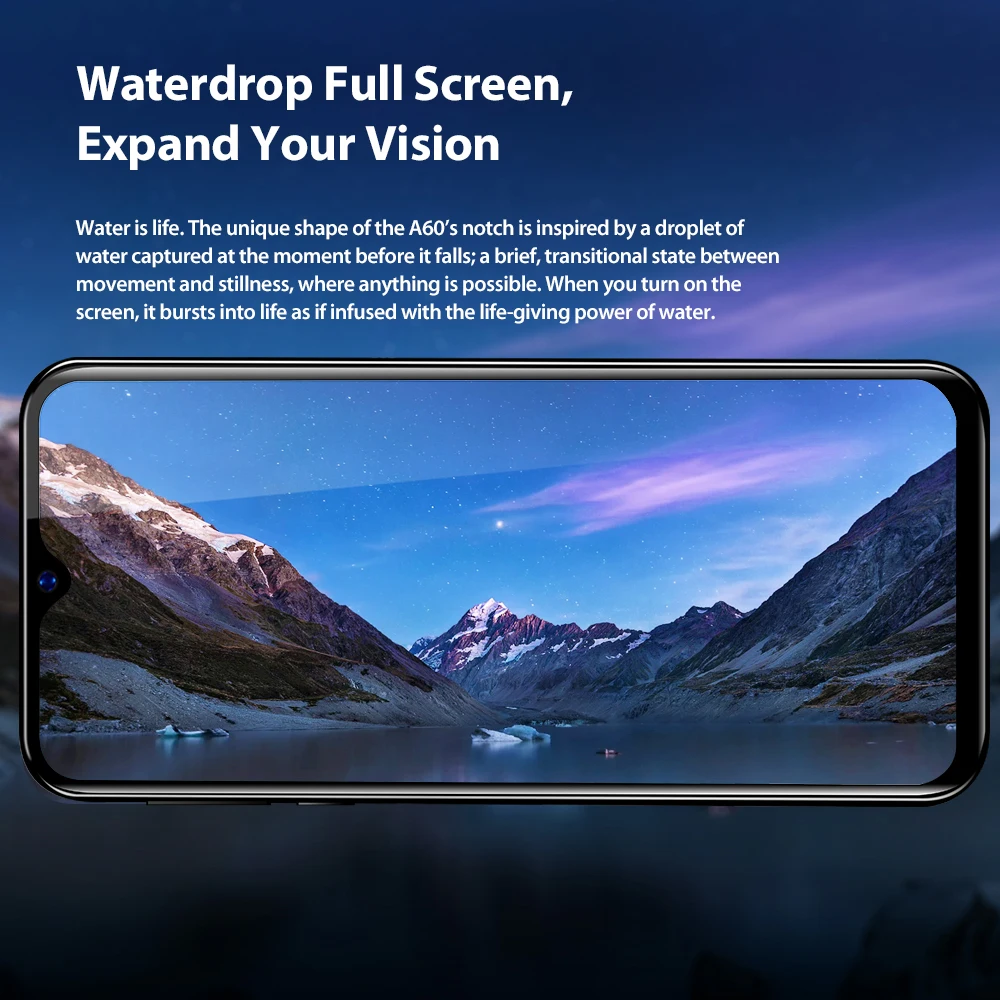 Мобильный телефон Blackview A60 четырёхъядерный на базе Android 8.1 4080 мАч 1 ГБ+16 ГБ экран 6