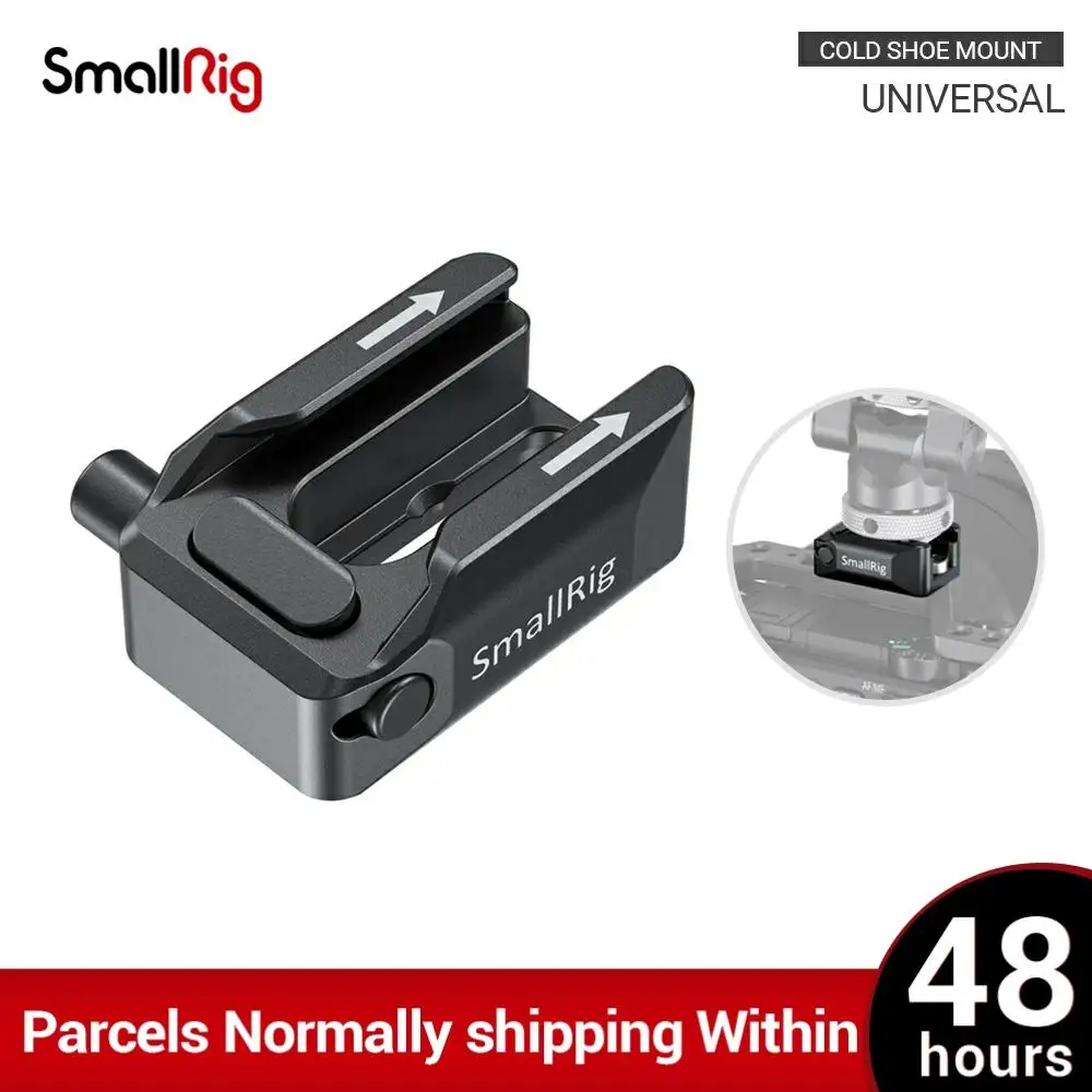 SmallRig Холодный башмак адаптер крепления с предохранителем DSLR камеры зажим для