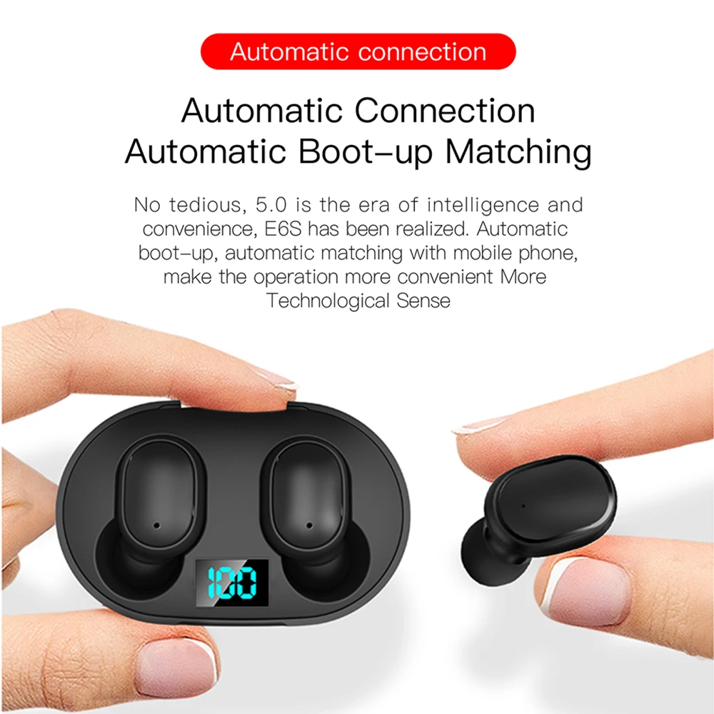 TWS Bluetooth 5.0 наушники беспроводные PK Redmi Airdots светодиодный дисплей сенсорное