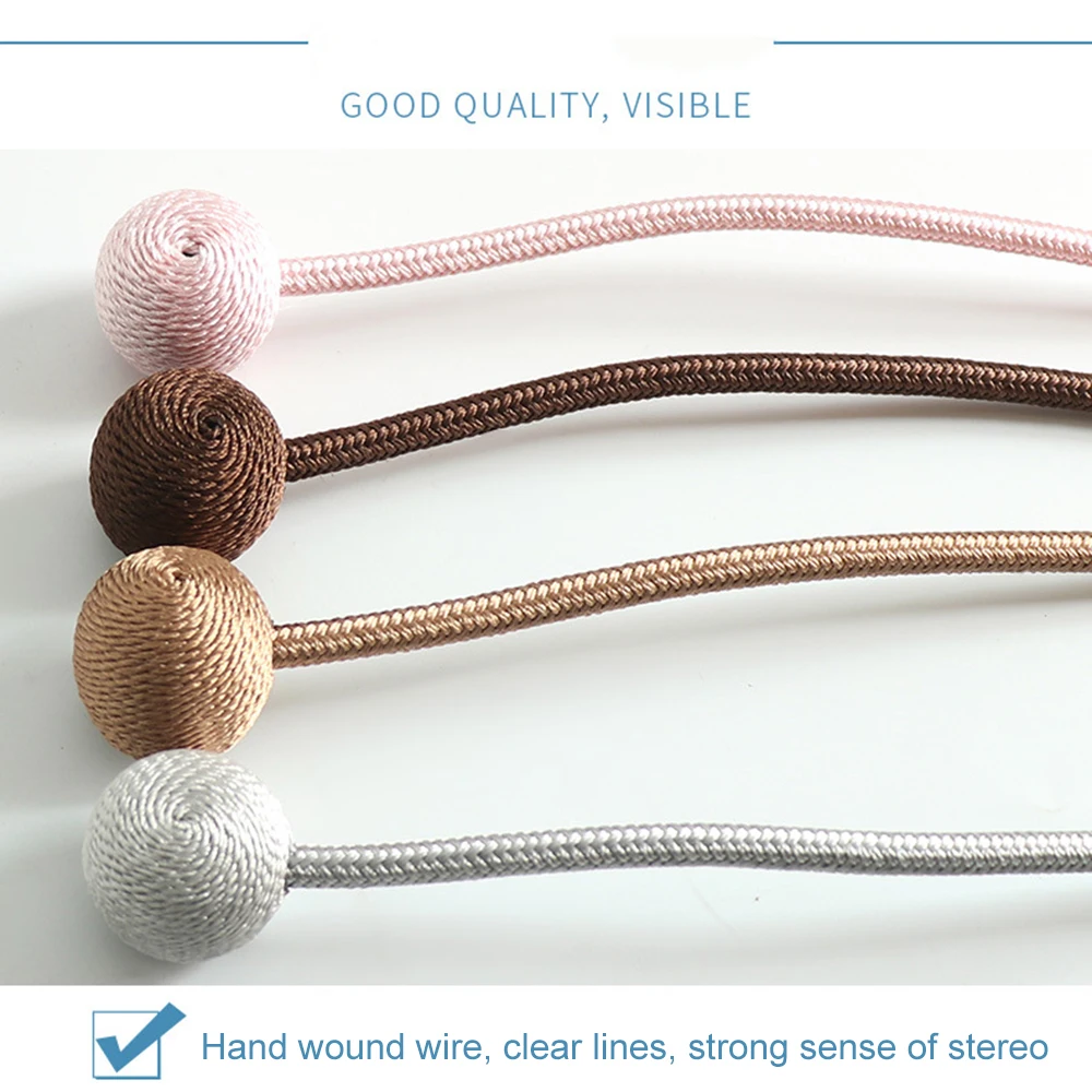 2 шт. жемчужные магнитные шариковые занавески простые завязки зажимы аксессуары