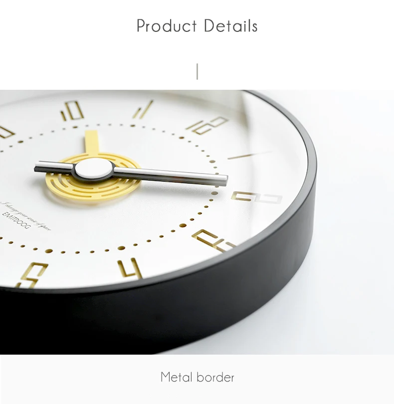

Nordic Wall Clock Modern Silent Minimalist Watch Wall Creative Wall Clocks Metal Orologio Cucina Living Room Home Decor EE50WC