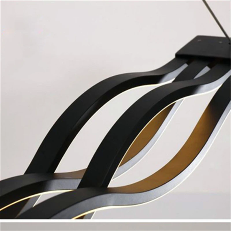 Алюминиевые Светодиодные подвесные светильники современный гофрированный