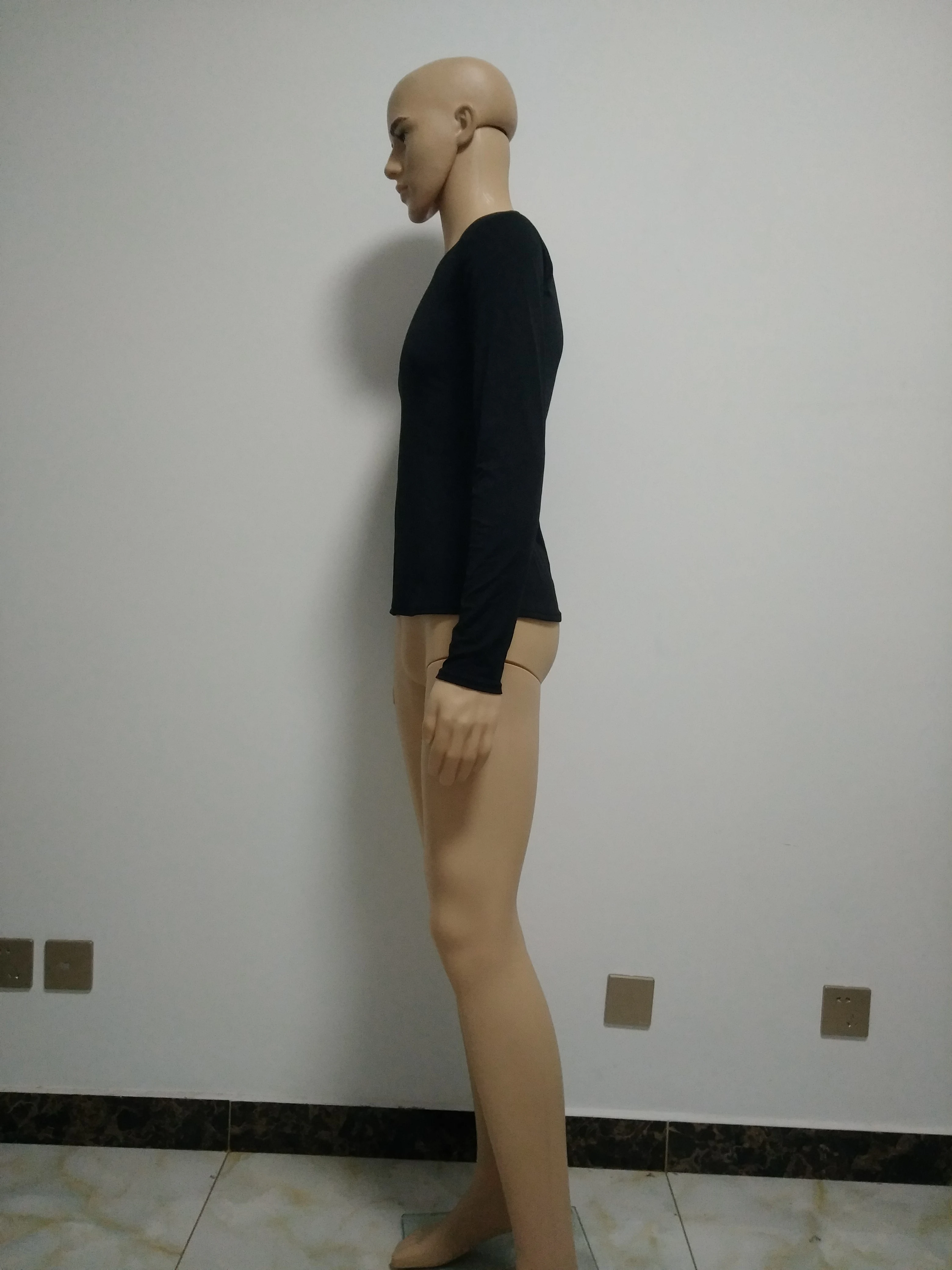 Топ с круглым вырезом для мужчин и женщин спортивные колготки длинным рукавом из