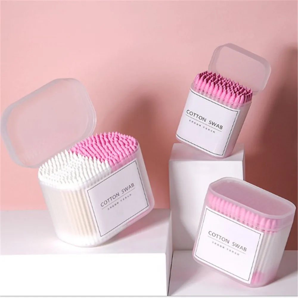 Бытовой в штучной упаковке одноразовые ватным тампоном с круглым носком тонкая