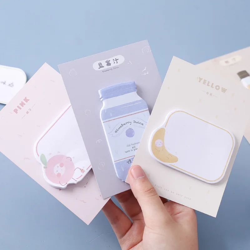 Заметки Post it креативные милые девичьи Сердечные ноты ins фруктовые солевые diy