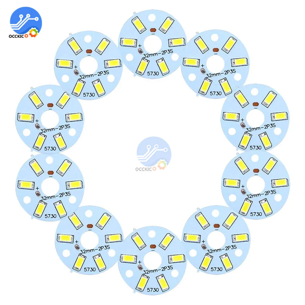 10 шт. Белая светодиодная панель 3 Вт 5730|board led|board boardboard white |