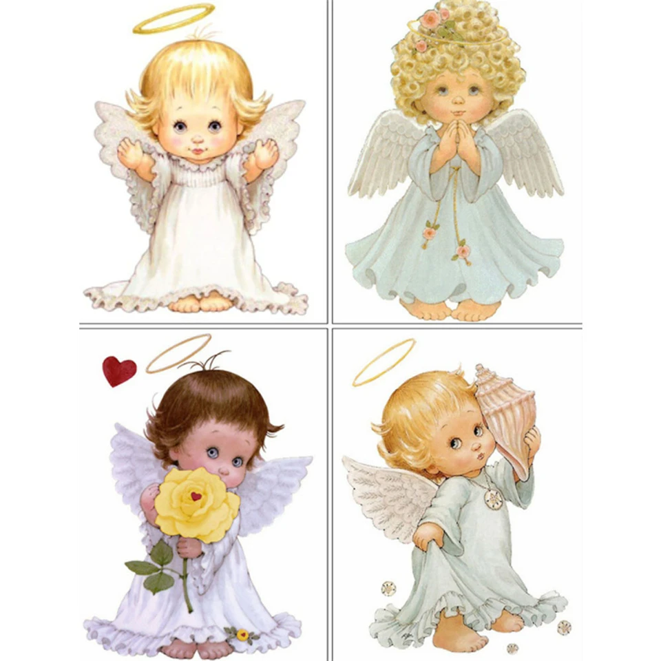 Yujohom DIY 5D Diamond Painting Angel Mosaic Full Square Drill Embroidery Sale Rhinestone Picture Decor fir Home |