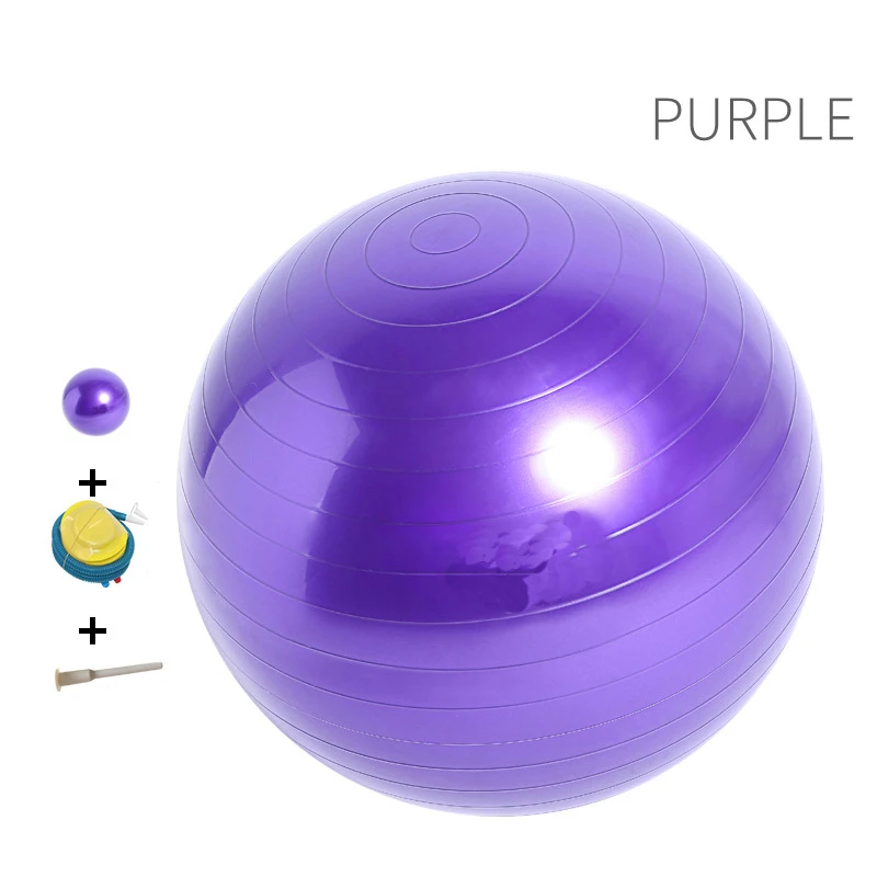 

PVC55cm Diameter Fitness Ball Yoga Ball Thicken Explosion-proof Gymnastics Yoga Fitness Ball Dragon Ball Yoga Ball 2021 new