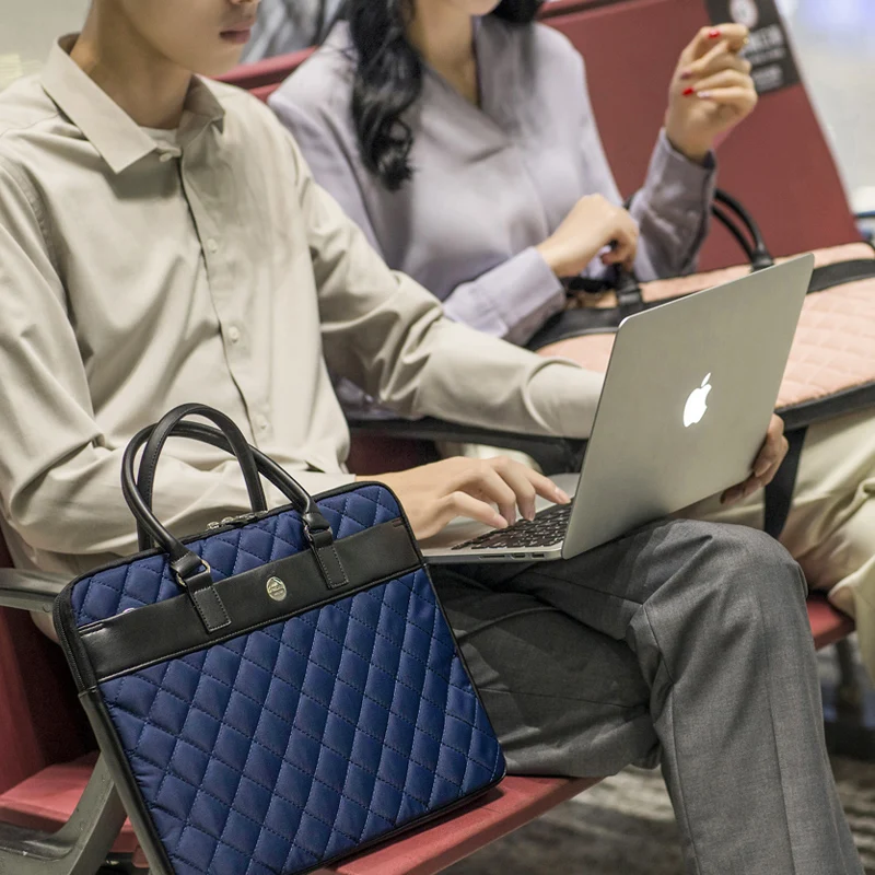 Laptop Bag 13.3 14 Inch Waterproof Notebook Bag For Macbook Air Pro Computer Shoulder Handbag Briefcase Bag
