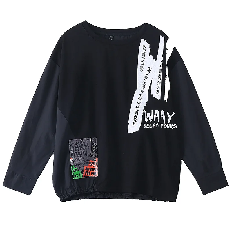 

Fashionable Yellow Red Round Neck Thin Hoodies Trend Pullovers Fashion Clothes Large Women 's Clothing 2021 New Spring Clothes