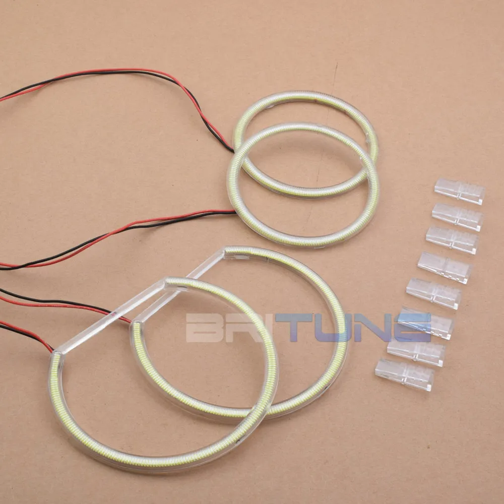 COB ангельские глазки тюнинг для BMW E46 ti/td Compact E83 E91 E90 X3 галогенные фары LED Halo DRL