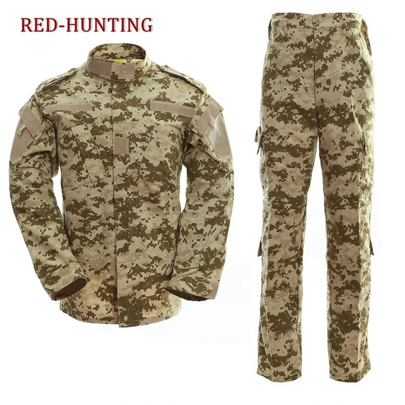 US Army Military Uniform Gear ACU Camouflage Hunting Tactical Bdu Combat Men Clothing Set | Спорт и развлечения
