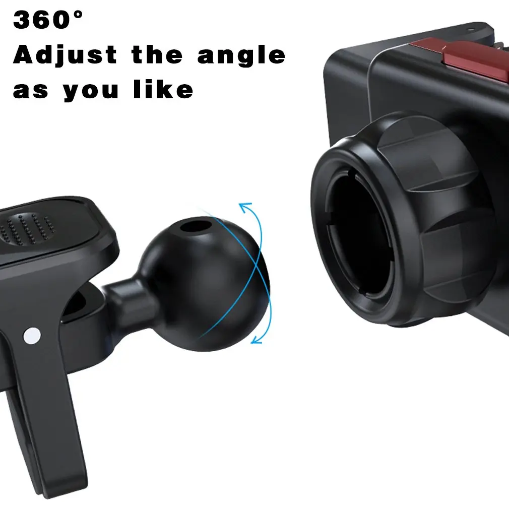 

Car Phone Holder Car Smart Holder Automatic Lock With Ventilation Propeller Mobile phone holder Rotation