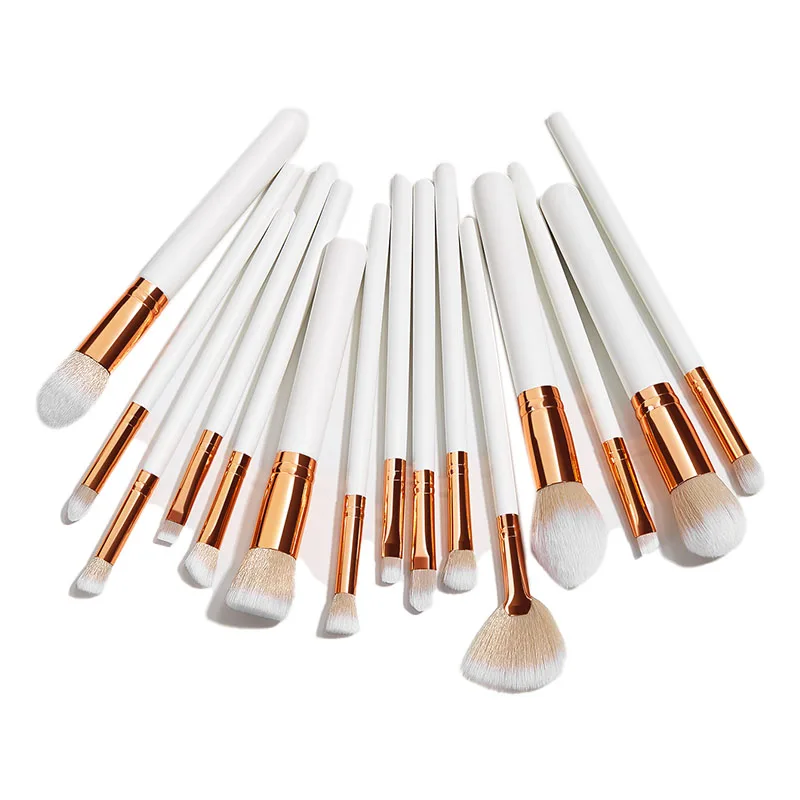 

15 шт набор кисточек для макияжа глаз Красота инструменты пудра тени для век Косметика Красота инструменты