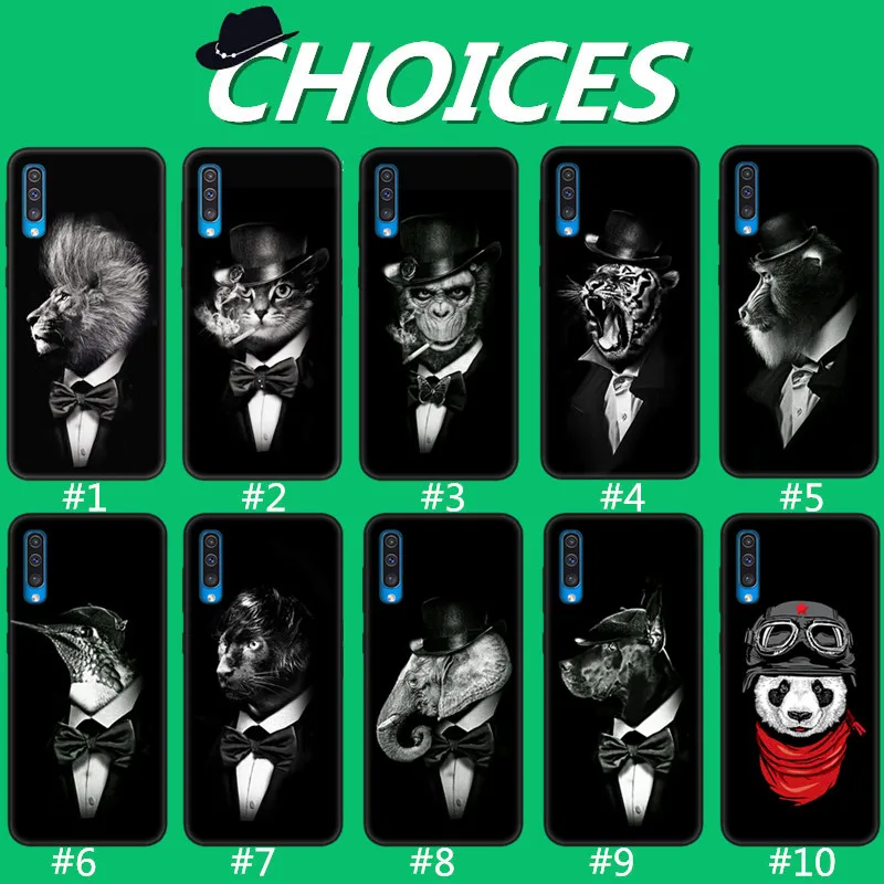 UPaitou Cool Painting Case for Samsung Galaxy A10 A20 E A30 A40 A40s A50 A70 A80 A90 A20e Soft TPU Thin Cover |