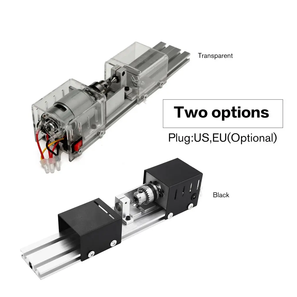 DC12-24V 100 Вт мини токарный станок полированный деревообрабатывающий с резным