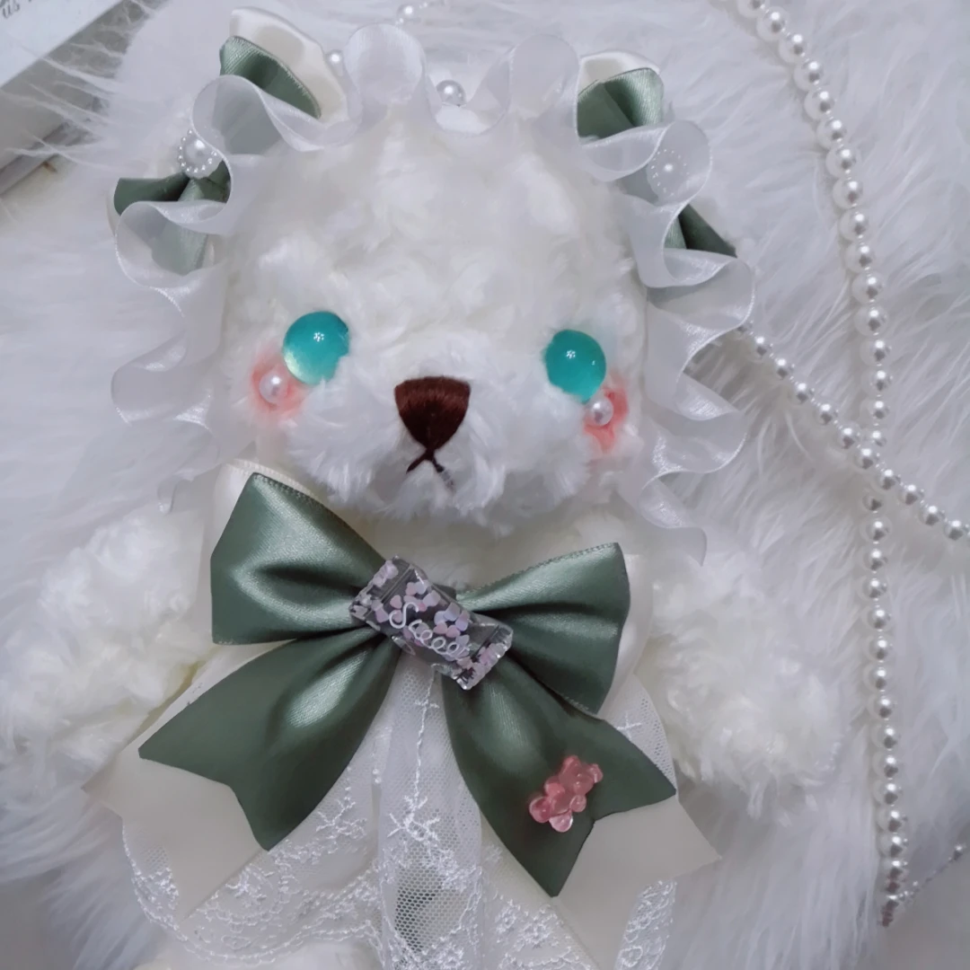 

Оригинальная сумка ручной работы в стиле "Лолита" с медведем, сумка для мамы, сумка через плечо с милым милой сестрой JK, сумка в стиле "Лолита"