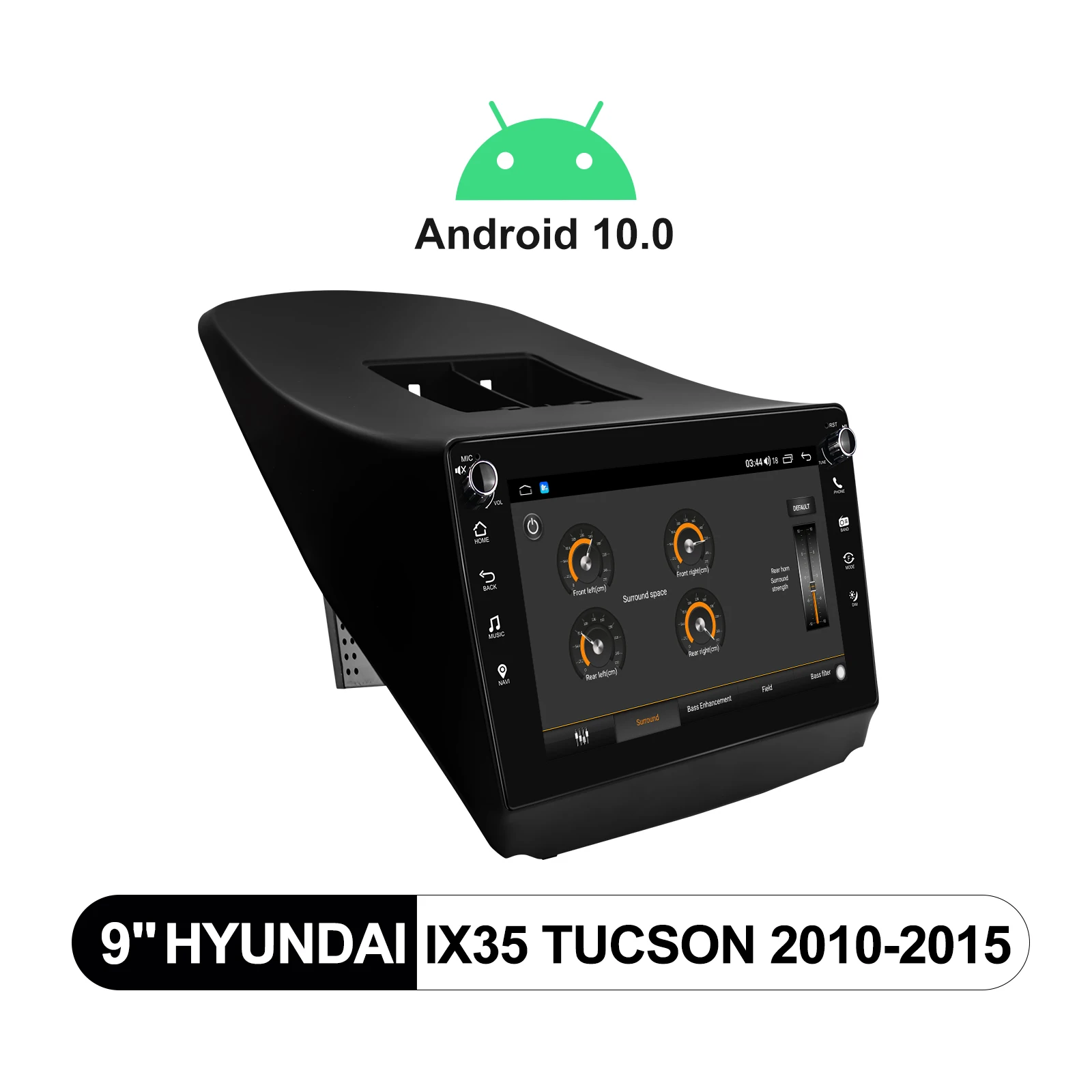 구매 현대 IX35 투싼 2010-2015 용 1 딘 카 라디오 안드로이드 10 9 인치 오토라디오 GPS 와이파이 4G 멀티미디어 플레이어 무선 카플레이, Android 10 Hyundai IX35 TUCSON