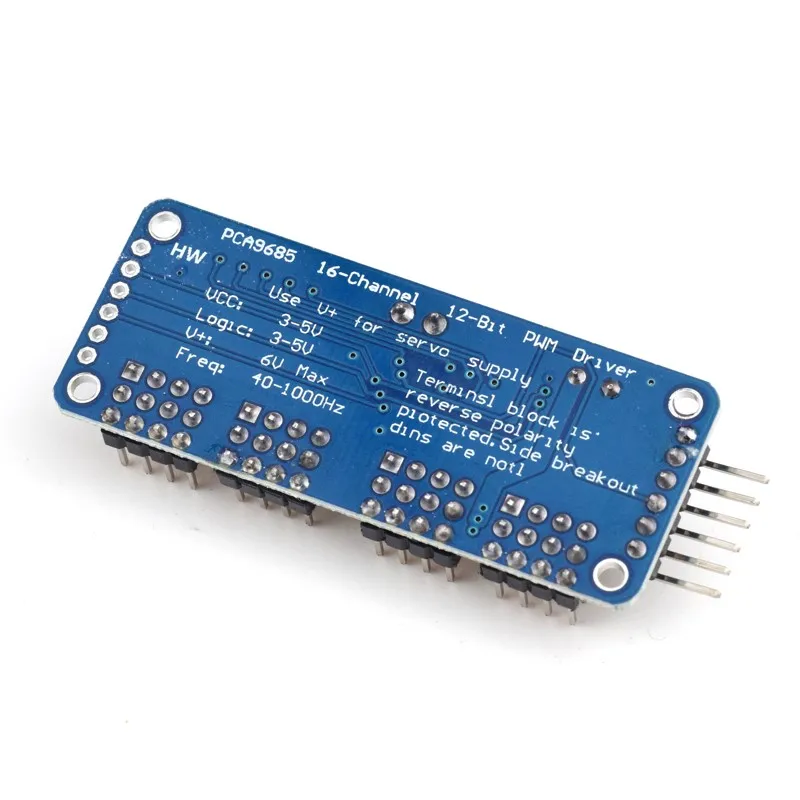 16-канальный 12-битный PWM-серводвигатель PCA9685 модуль I2C робот | Электронные