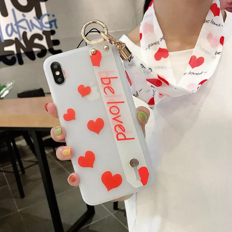 Lanyard Strap Case for Huawei Honor 20 7A Pro 7C 5.7 Lattice Holder Coque On Mate Cover Phone Wristband Cases |