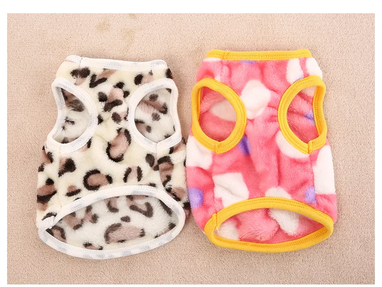 Бархатная рубашка жилет для собаки зимняя одежда маленьких собак Одежда